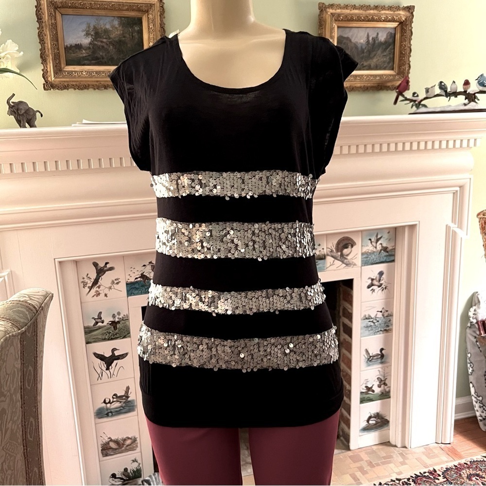 WOMEN’S Sexy flat sequin formal top by Bongo